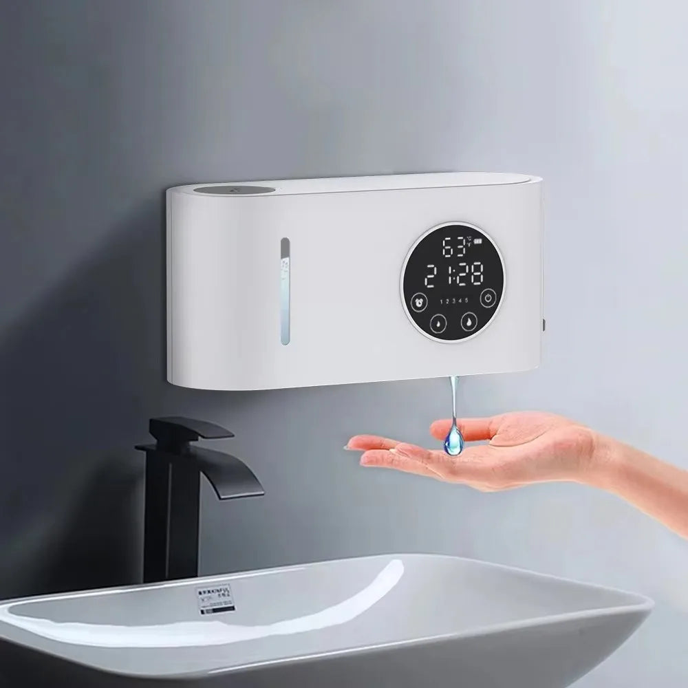 Dispensador de Jabón Automático con Pantalla LED