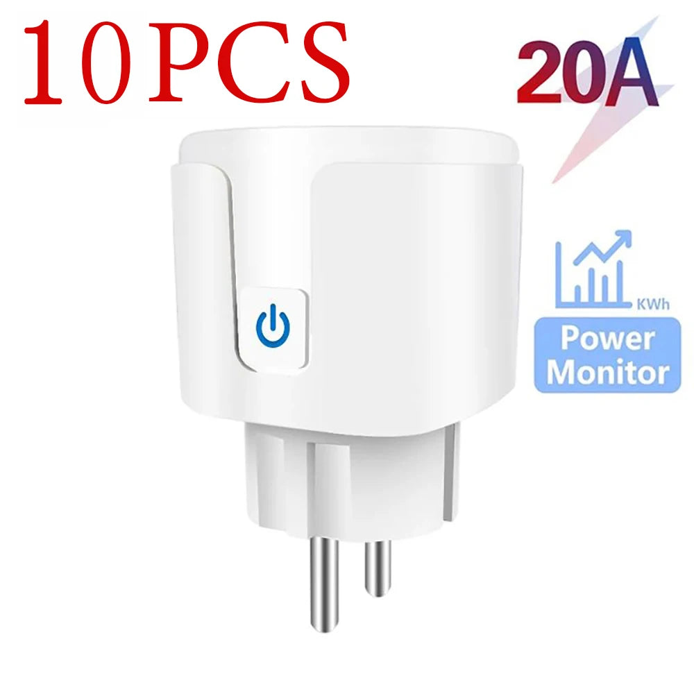 Enchufe Inteligente WiFi 16A/20A EU Smart Socket con Tuya