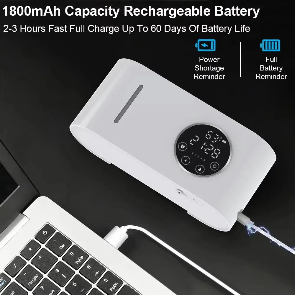 Dispensador de Jabón Automático con Pantalla LED