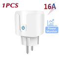 Enchufe Inteligente WiFi 16A/20A EU Smart Socket con Tuya