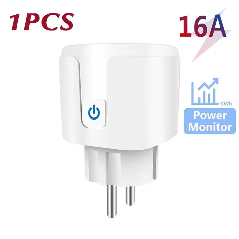 Enchufe Inteligente WiFi 16A/20A EU Smart Socket con Tuya